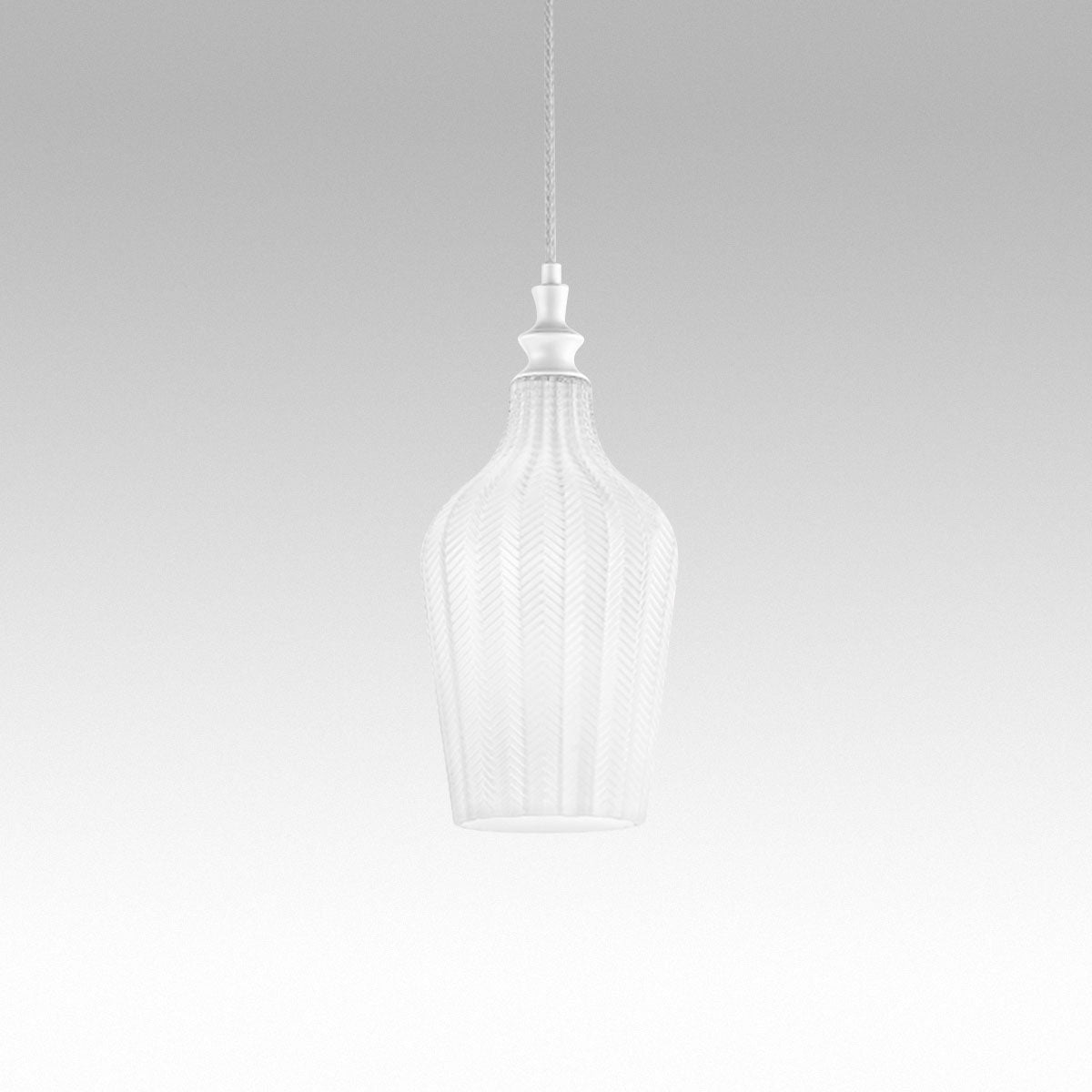 GEALUCE Sospensione con montatura in metallo 1XE27 non incl. vetro bianco-ambra-cobalto-ocra CLEOFE GEALUCE Sospensione con montatura in metallo 1XE27 non incl. vetro bianco-ambra-cobalto-ocra CLEOFE